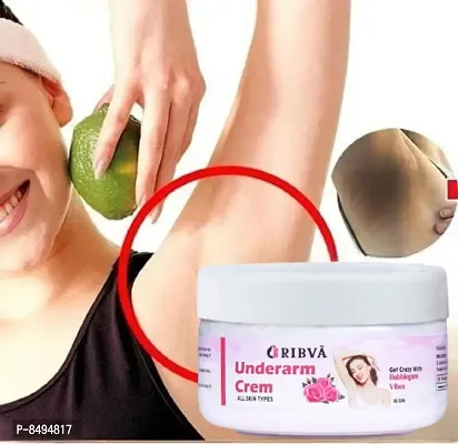 RIBVA Underarm and Neck Back Whitening Cream For Lightening  Brightening All Skin types (50 g) pack of-1-thumb4