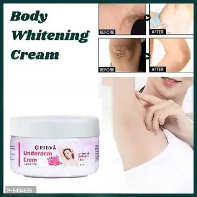 RIBVA Underarm and Neck Back Whitening Cream For Lightening  Brightening All Skin types (50 g) pack of-1-thumb2