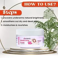 RIBVA Underarm and Neck Back Whitening Cream For Lightening  Brightening All Skin types (50 g) pack of-1-thumb2