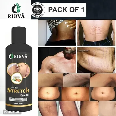 RIBVA present Stretch Marks Removal Oil - Natural Heal Pregnancy, Hip, Legs, Mark oil 50 ml pack of 1-thumb0