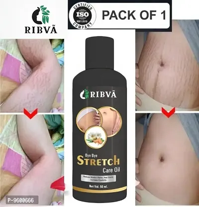 RIBVA present Stretch Marks Removal Oil - Natural Heal Pregnancy, Hip, Legs, Mark oil 50 ml pack of 1-thumb0
