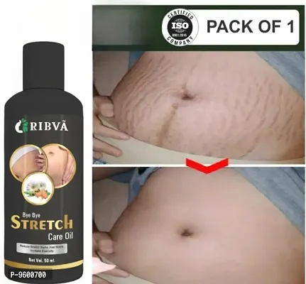 RIBVA present Stretch Marks Removal Oil - Natural Heal Pregnancy, Hip, Legs, Mark oil 50 ml pack of 1