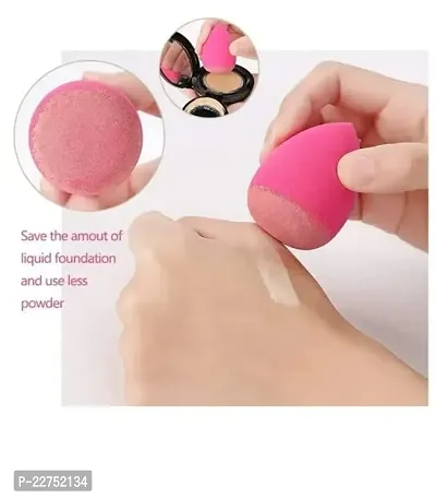 Beauty Blender Sponge 4 Pcs in A Storage Box,Makeup Cosmetic Puff Makeup Sponge Foundation Powder Sponge Beauty Tools Women Makeup Accessories (Color May Vary)-thumb2