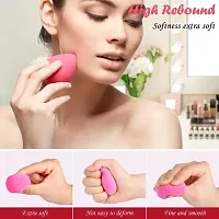 Beauty Blender Sponge 4 Pcs in A Storage Box,Makeup Cosmetic Puff Makeup Sponge Foundation Powder Sponge Beauty Tools Women Makeup Accessories (Color May Vary)-thumb3