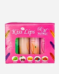 EVERYDAY NEW LONG STAY  KISS PROOF NATURAL LIPS BALM FOR WOMEN WITH GRAPES , CHERRY, ORANGE, MIX BERRY STRAWBERRY IN 5 FLAVOUR ,MULTICOLOR {PACK OF 10}-thumb1