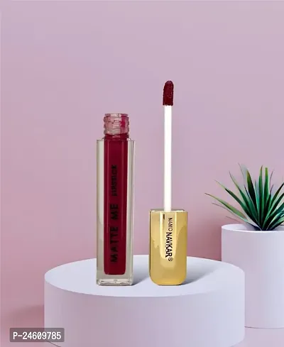 Matte Liquid Lipstick For Women  Girls [Pack Of 1]