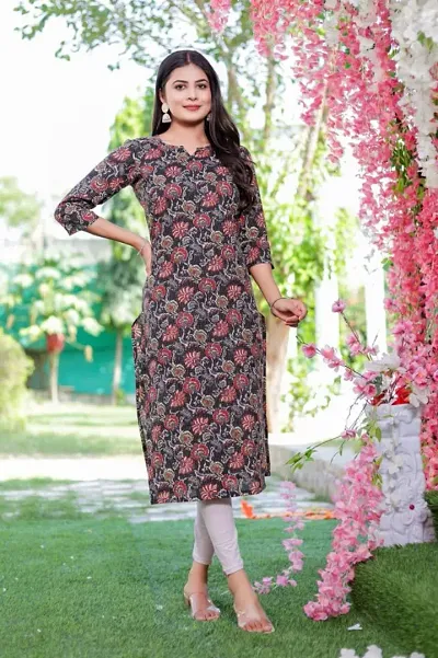 Fancy Rayon A-Line Kurtis