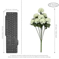 Daissy Raise Artificial Chrysanthemum Flowers for Vase Home Decoration Living Room Bedroom Corner Table Top Wedding Decorative (47 cm, Pot Not Included)-thumb4