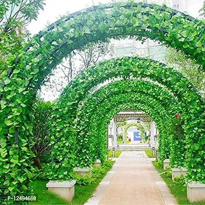 VIMIFORYOU Artificial Silk Garlands Ivy Money Plants Green Leafs Creepers for Home D?cor, Party D?cor, Special Occasion D?cor-6 Creepers (6 Foot Each,30 Leaves in 1 Creeper)-thumb4