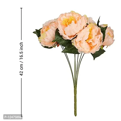 Daissy Raise Artificial Peony Flowers for Vase Home Decoration Living Room and Office Decoration Fake Flower for Multiple Place Decoration-thumb5