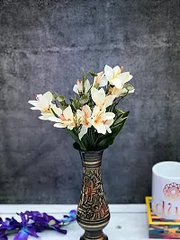 Daissy Raise Artificial Lily Flower Bunch/Bouquet - Natural Fake Flowers for Home Decoration (Without Pot )-thumb2