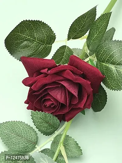 Daissy Raise Silk Rose Flowers 1pc Real Looking Fake Big Roses Velvet Roses-thumb3