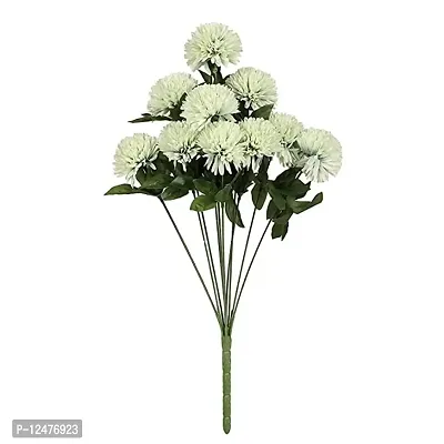 Daissy Raise Artificial Chrysanthemum Flowers for Vase Home Decoration Living Room Bedroom Corner Table Top Wedding Decorative (47 cm, Pot Not Included)-thumb0