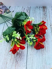Daissy Raise Artificial Flower Lily Bunch/Bouquet - Natural Fake Flower for Home Decoration-thumb3