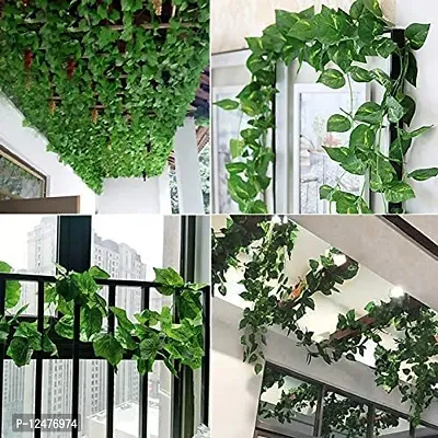 Home Decor Artificial Creeper Money Plant Leaf Garland Wall Hanging Special Occasion Decoration Home Decor Party Office Pack Of Strings3-thumb3