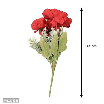 Daissy Raise Artificial Flower (Cherry Red, 1 Piece)-thumb3