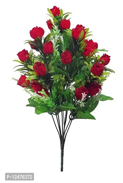 Daissy Raise Artificial Flowers (Red,Pack of 1)