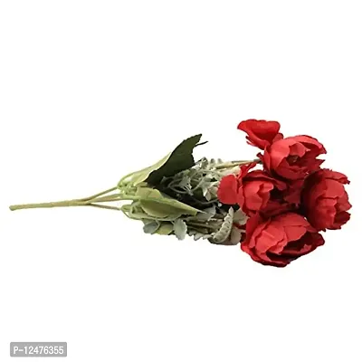 Daissy Raise Artificial Flower (Cherry Red, 1 Piece)-thumb2