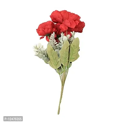 Daissy Raise Artificial Flower (Cherry Red, 1 Piece)