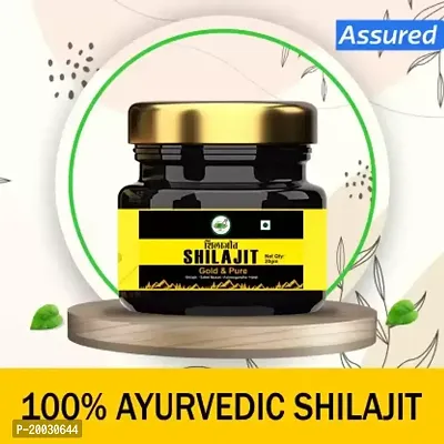 Aarogya India Himalayan Shilajit/Shilajeet Resin 20g - Performance Booster for Endurance and Stamina-thumb0