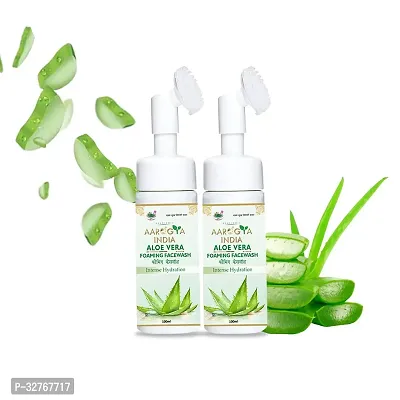 Natural Skin Care Aloe Vera Foaming Facewash Combo Of 2