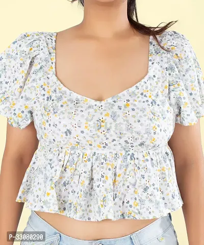 Stylish Cotton Crop Top for Women-thumb2