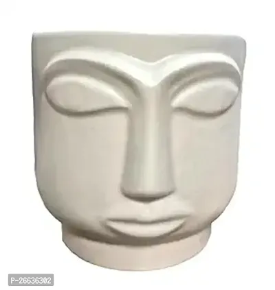 Planter Human Face Shape Small Size Indoor Outdoor Plant Pot Home Office Planter Home Decor Planter Only-thumb0
