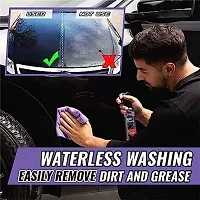 Car Shine 3-in-1 High Protection Car Spray, Car Coating Agent Quick Car Coating Spray, Water-Proof, Fouling Resistance, Anti-Aging, Suitable for Car Polishing (110ml (Pack of 1))-thumb3