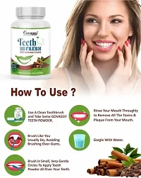 BEST NATURALTeeth Whitening Powder | Enamel Safe  Effective Teeth Whitener Solution| Stain Removal and Triple Mint Formula For Long Lasting Freshness For All Teeth Types-thumb1