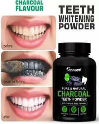 Govaggy CHARCOLTeeth Whitening Powder | Enamel Safe  Effective Teeth Whitener Solution| Stain Removal and Triple Mint Formula For Long Lasting Freshness For All Teeth Types-thumb4