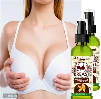 Improved BREAST GROWTH  Improvement of Saggy Breast MASSAGE oil FOR WOMEN  Girls-thumb0