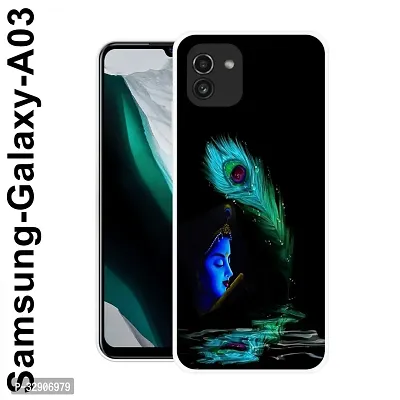 Stylish Silicon Printed Back Case Cover for Samsung Galaxy A03-thumb0