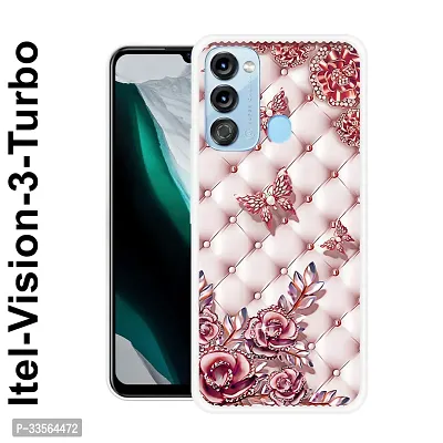 Stylish Silicon Back Cover for Itel Vision 3 Turbo-thumb0