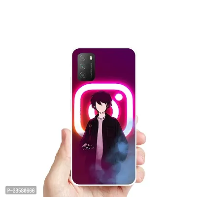 Stylish Silicon Back Cover for POCO M3-thumb3