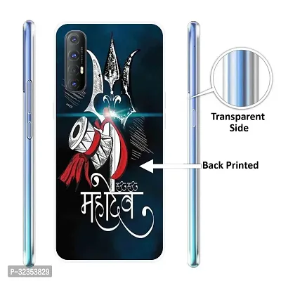 Stylish Silicon Printed Back Case Cover for Oppo Reno 3 Pro