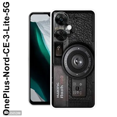 Stylish Silicon Back Cover for One Plus Nord CE 3 Lite 5G-thumb0