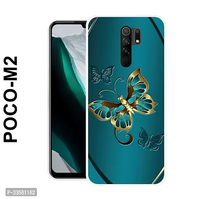 Stylish Silicon Back Cover for Poco M2-thumb0