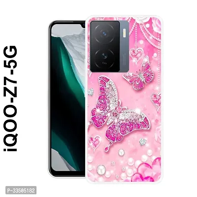 PRINTED NEW STYLISH, FLEXIBLE, PREMIUM Mobile Back Cover BY RADHE ENTERPRISE IQOO Z7 5G-19-thumb0