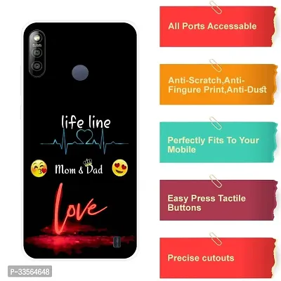 Stylish Silicon Back Cover for Lava Z3-thumb4