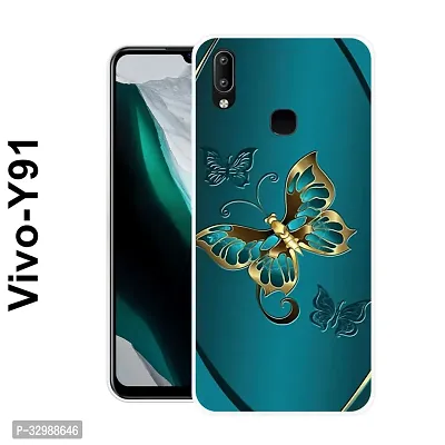 Designer Printed Mobile Back Cover For Vivo Y91-thumb0