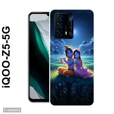 Stylish Multicoloured Silicone Printed Back Case Cover for IQOO Z5 5G-thumb0