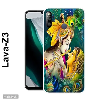 Stylish Silicon Back Cover for Lava Z3-thumb0