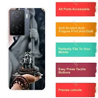 Stylish Multicoloured Silicone Printed Back Case Cover for IQOO Z7 5G-thumb3