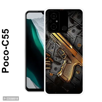 Stylish Silicon Back Cover for Poco C55-thumb0