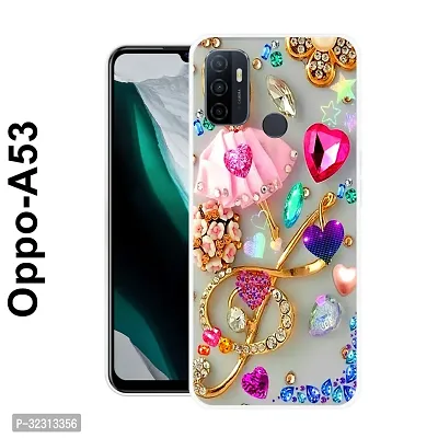 Trendy Multicoloured Silicone Printed Mobile Back Case Cover For OPPO A53-thumb0