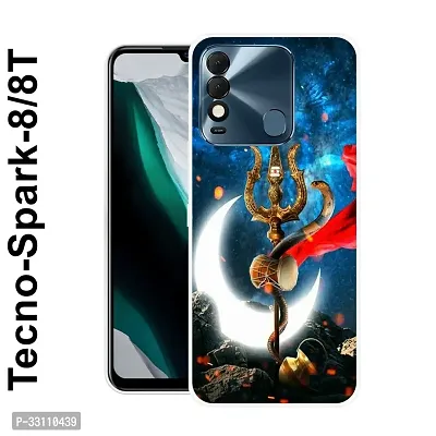 Designer Printed Mobile Back Cover For Tecno Spark 8