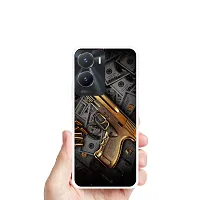 Stylish Silicone Printed Mobile Back Case Cover For VIVO T2X 5G-thumb3