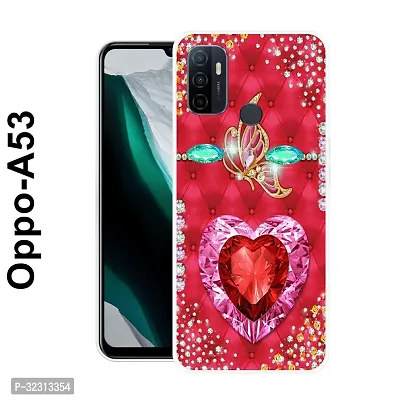 Trendy Multicoloured Silicone Printed Mobile Back Case Cover For OPPO A53-thumb0