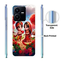 Designer Printed Back Cover for Vivo Y22-thumb2