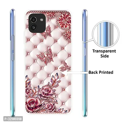 Stylish Silicon Printed Back Case Cover for Samsung Galaxy A03-thumb2